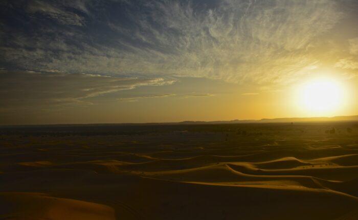 Sunset & camel ride in Merzouga